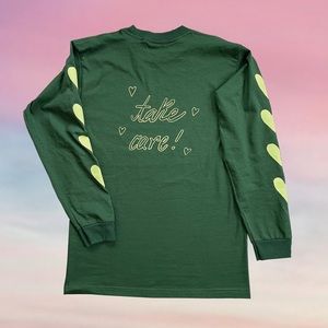 Unisex 100% organic cotton long sleeve tee